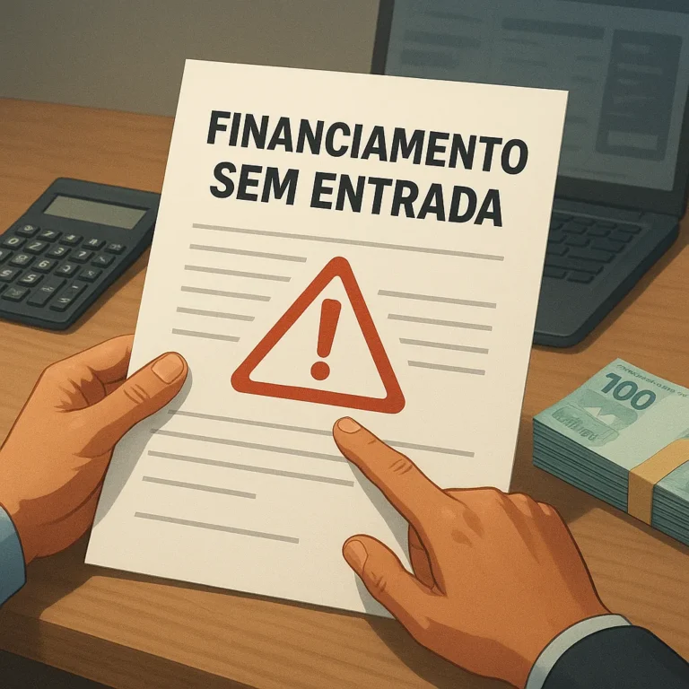 Financiamento sem entrada: sinais de alerta de uma proposta suspeita