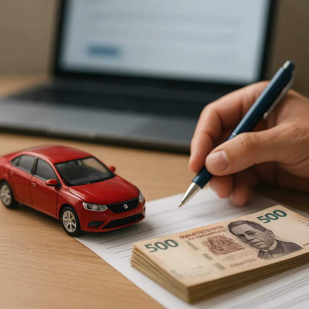 Imagem editorial moderna para financiar veículo sem entrada no México